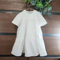 極美品◇yori ヨリ ハーフスリーブティアードブラウス 日本製