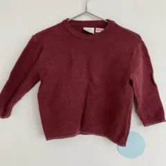 ZARA Baby えんじ色　ニット　男女兼用　ユニセックス