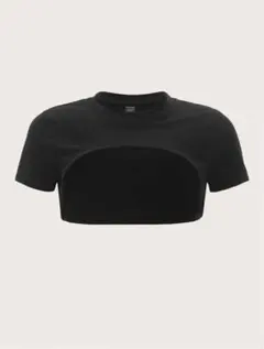 SHEIN ICON ソリッド クロップ シュルグトップ