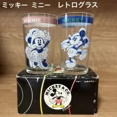 ミッキー ミニー レトログラス ディズニー 箱付き