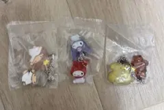 ガチャ　サンリオキャラクターズ　なかよしドロップチャーム　3種