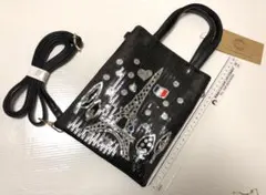 新品タグ付きアンジェリーナフィオーレ　エッフェル塔 スパンコール 2WAYバッグ