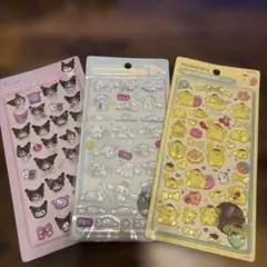 ボンボンドロップシール　サンリオ　３種