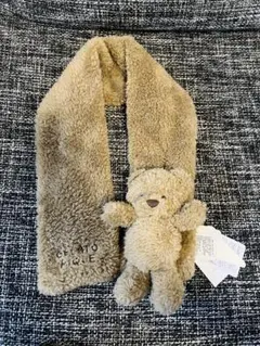 GELATO PIQUE ベージュ マフラー ぬいぐるみ付き