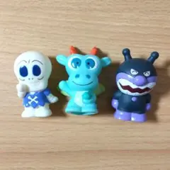 アンパンマン　指人形　ゆび人形　ソフビ　ちびごん　ホラーマン　バイキンマン