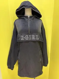 X-GIRL フード付ブラックM