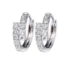 金属アレルギー対応　ピアス　ジルコニア　キラキラ　可愛い