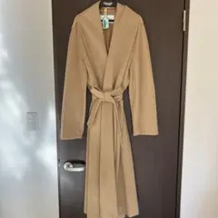 MaxMaraマックスマーラ　ベルト付きガウンコート