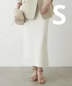 LOUNGEDRESS ポンチZIPタイトスカート　Sのサムネイル