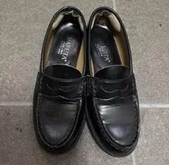 HARUTA ブラックレザー ローファー 23.5cm 黒 ハルタ