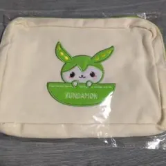 【新品未開封】ずんだもん 妖精ver. 刺繍フラットポーチZUNDAMON