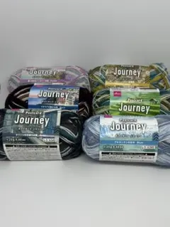 DAISO Postcard Journey 毛糸 6玉セット。
