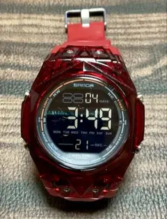 新品！SANDA デジタルクォーツ腕時計