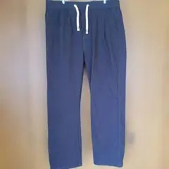 メンズ 5XL ビックサイズ 黒に近いネイビー イージーパンツ