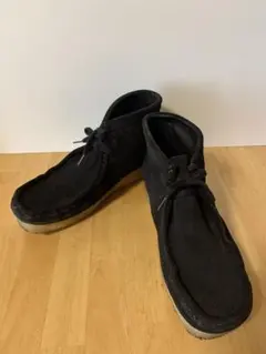 クラークス ワラビー GORE-TEX 26.5 ビブラムソール 防水 黒 - メルカリ