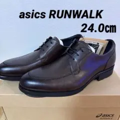 【asicsRUNWALK】防水機能ビジネスシューズ　24.0㎝/2070