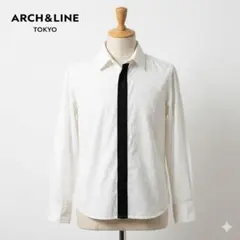 ARCH & LINE アーチアンドライン キッズ シャツ ホワイト ブラック