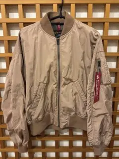 ALPHA INDUSTRIES MA-1ジャケット Mサイズ ベージュ