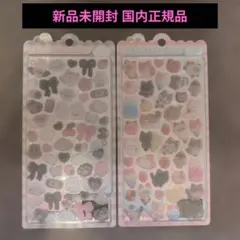 正規品 ふわふわドロップシール 【しろくろ＆ねこねこ】セット クーリア
