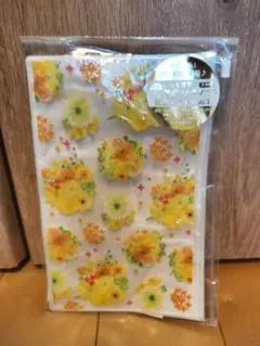新品未使用　抗菌マルチケース イエローフラワー