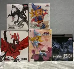 遊戯王フィギュアセットまとめ売り　ブラックマジシャンガール等