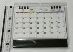 2026年 1月始まり 卓上カレンダー シンプルのサムネイル
