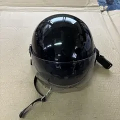 バイク用 ハーフヘルメット ブラック 125cc以下のサムネイル