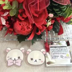 リラッくじ G賞 アクリルバッジ コリラックマ 2個セット