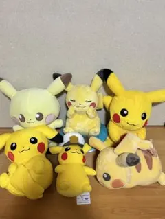 ポケモン　ピカチュウ　ぬいぐるみ　セット