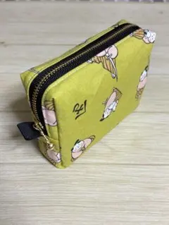 ハンドメイドファスナーポーチ