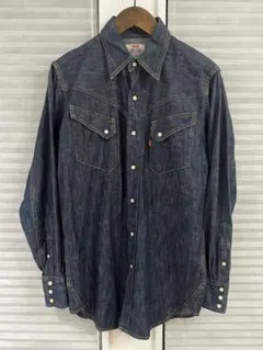 美品 リーバイス LVC 1955年 デニムシャツ ウエスタンシャツ M USA