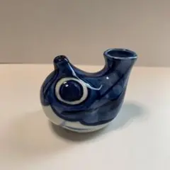 ◎　花瓶　一輪挿し　魚　置物　陶器　和風　和柄