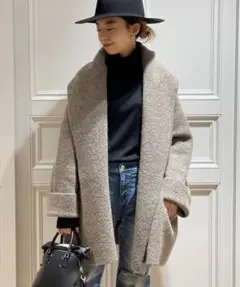 美品　ローレンマヌージアン　アルパカ　カーディガン　ニットコート 2025年最新】Lauren MANOOGIAN アルパカの人気アイテム - メルカリ