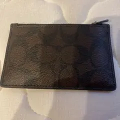 coach コーチレザーカードケース　フラグメントケース