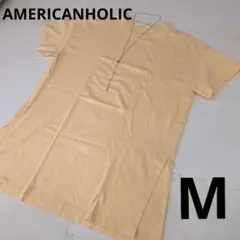 AMERICANHOLIC オレンジ Tシャツ M