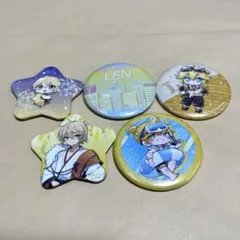 鏡音レン 39Culture 七夕 初音ミク 缶バッジ（5種）