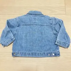 babyGAP ハート付きデニムジャケット 90 女の子 アウター