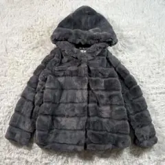 APPARIS アパリス　エコファー　ショートコート　グレー　オーバーサイズ