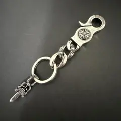 キーチェーン キーホルダー シルバー キーリング メンズ クリップ型フック式