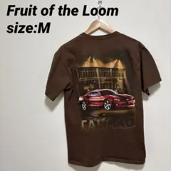 【US古着】フルーツオブザルームTシャツ バックプリント シボレー・カマロ M