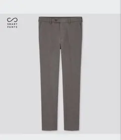 ヒートテックスマートスリムフィットパンツ　ヒートテック　スラックス　グレーw85