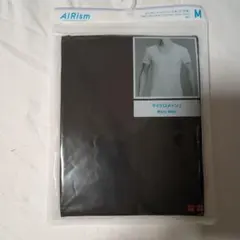 【未使用品】UNIQLO AIRism マイクロメッシュ Vネック 半袖 M