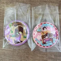 ディズニー刺繍缶バッチ　ラプンツェル シュガーラッシュ