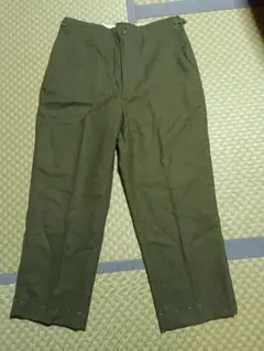 緊急値下げM-1951 寒冷地用ウールチノパン オリーブグリーン