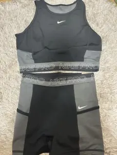 NIKE PRO 上下セット ブラック/グレー