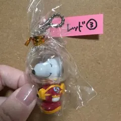 スヌーピー 宇宙飛行士 アストロノーツ キーホルダー 未開封 レトロ　赤3