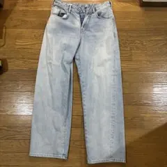 ZARA ライトブルー ワイドレッグデニム USA 31