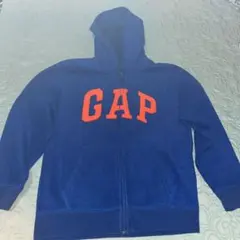 GAP Kids フルジッパーパーカー 140cm ブルー