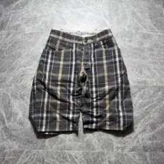 00s wrangler checked half pants grungeのサムネイル