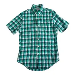 BROOKS BROTHERS ブルックスブラザーズ チェック柄 麻 BDシャツのサムネイル